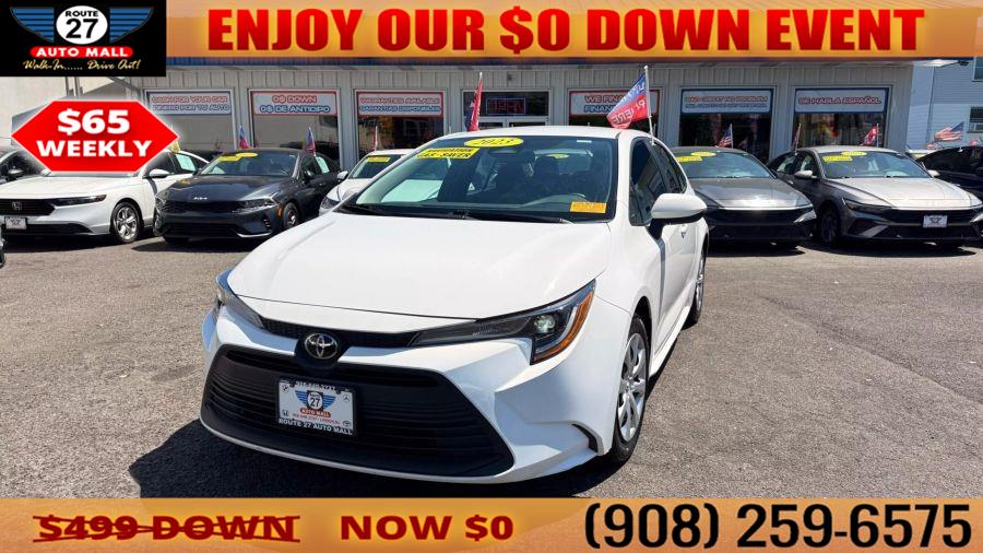 2023 Toyota Corolla LE Sedan 4D, available for sale in Linden, New Jersey | Route 27 Auto Mall. Linden, New Jersey