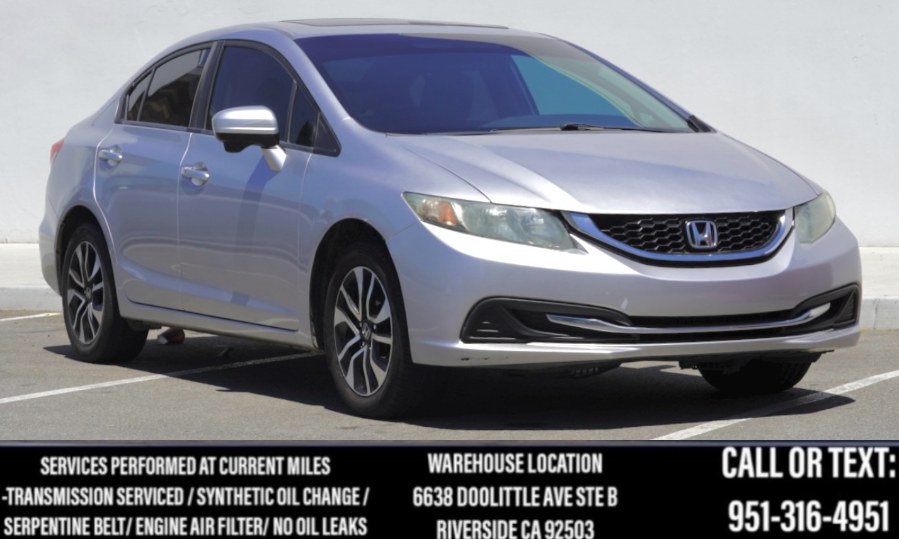 2015 Honda Civic Sedan EX NAVI BACK UP/SIDE CAMERA/ SUNROOF/SEAT WARMERS/NAV, available for sale in Riverside, California | Big Timin Motors LLC. Riverside, California 2015 Honda Civic Sedan EX NAVI BACK UP/SIDE CAMERA/ SUNROOF/SEAT WARMERS/NAV, available for sale in Riverside, California | Big Timin Motors LLC. Riverside, California