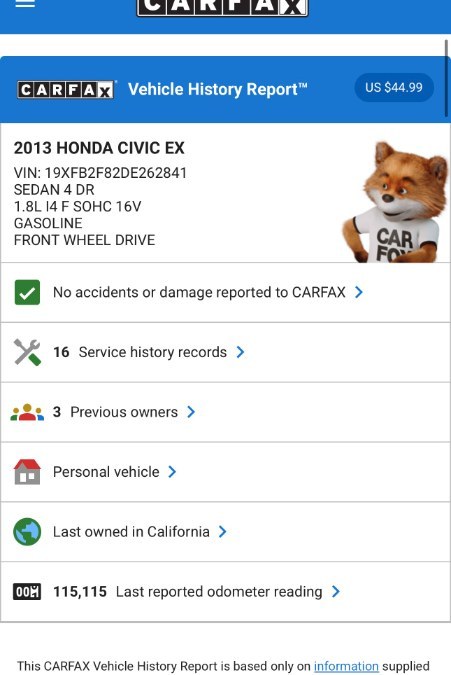 2013 Honda Civic Sdn EX SUNROOF/BLUETOOTH/BACK UP CAMERA/, available for sale in Riverside, California | Big Timin Motors LLC. Riverside, California 2013 Honda Civic Sdn EX SUNROOF/BLUETOOTH/BACK UP CAMERA/, available for sale in Riverside, California | Big Timin Motors LLC. Riverside, California