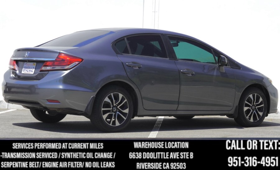 2013 Honda Civic Sdn EX SUNROOF/BLUETOOTH/BACK UP CAMERA/, available for sale in Riverside, California | Big Timin Motors LLC. Riverside, California 2013 Honda Civic Sdn EX SUNROOF/BLUETOOTH/BACK UP CAMERA/, available for sale in Riverside, California | Big Timin Motors LLC. Riverside, California