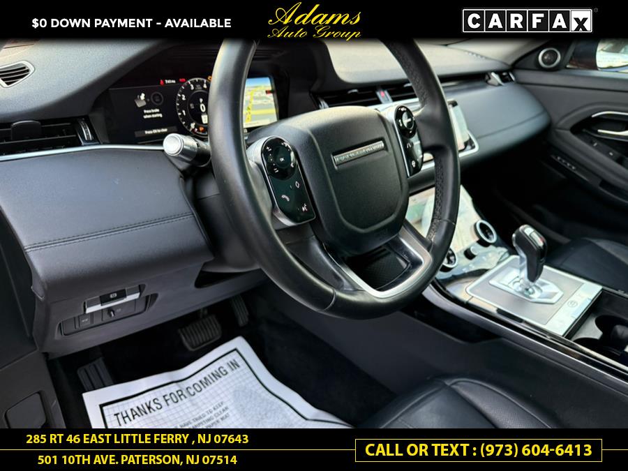 2020 Land Rover Range Rover Evoque P250 SE, available for sale in Paterson, New Jersey | Adams Auto Group. Paterson, New Jersey 2020 Land Rover Range Rover Evoque P250 SE, available for sale in Paterson, New Jersey | Adams Auto Group. Paterson, New Jersey