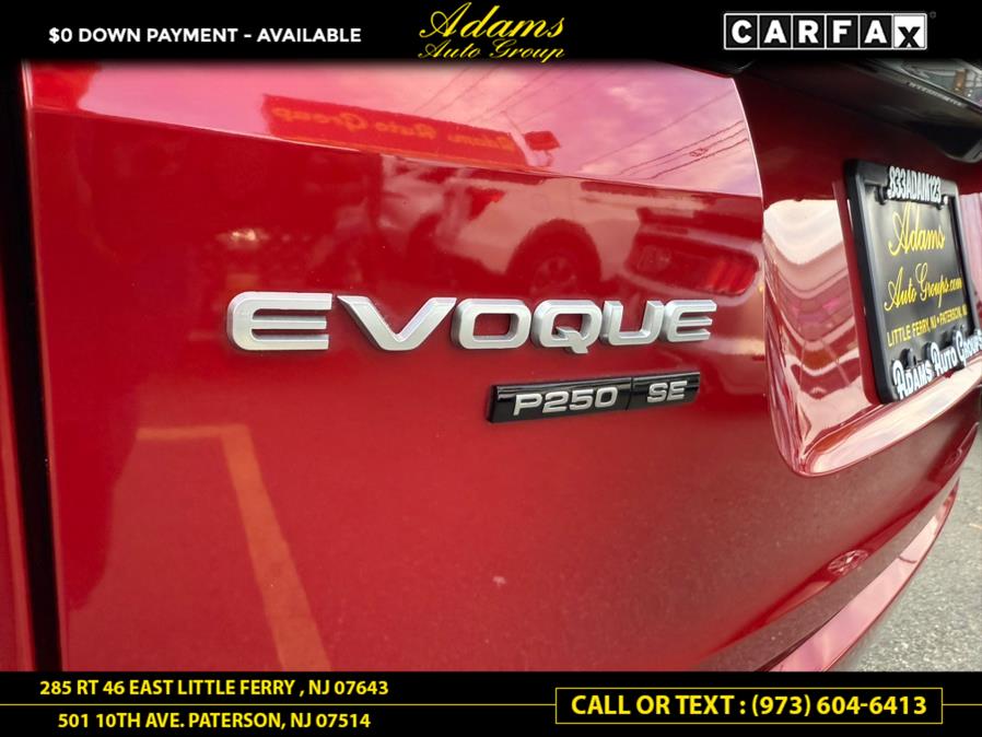 2020 Land Rover Range Rover Evoque P250 SE, available for sale in Paterson, New Jersey | Adams Auto Group. Paterson, New Jersey 2020 Land Rover Range Rover Evoque P250 SE, available for sale in Paterson, New Jersey | Adams Auto Group. Paterson, New Jersey