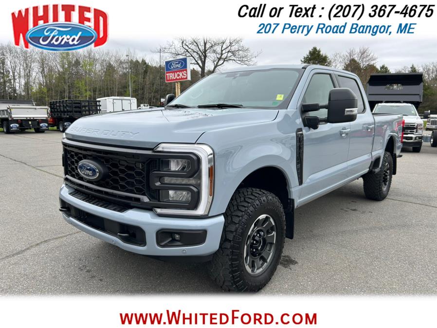 2024 Ford Super Duty F-250 SRW LARIAT TREMOR 4WD Crew Cab 6.75'' Box, available for sale in Bangor, Maine | Whited Ford. Bangor, Maine 2024 Ford Super Duty F-250 SRW LARIAT TREMOR 4WD Crew Cab 6.75'' Box, available for sale in Bangor, Maine | Whited Ford. Bangor, Maine