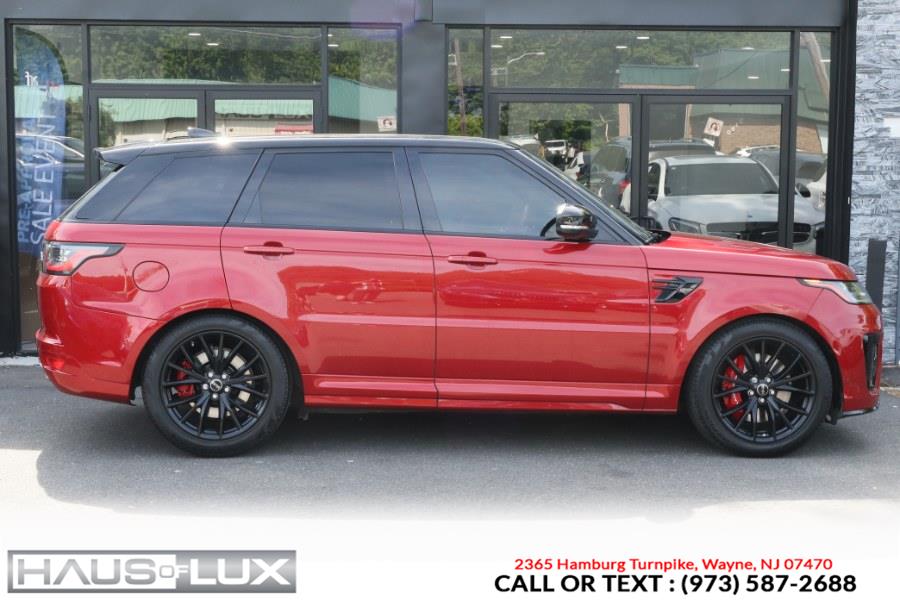 2018 Land Rover Range Rover Sport V8 Supercharged SVR, available for sale in Wayne, New Jersey | Haus of Lux. Wayne, New Jersey 2018 Land Rover Range Rover Sport V8 Supercharged SVR, available for sale in Wayne, New Jersey | Haus of Lux. Wayne, New Jersey