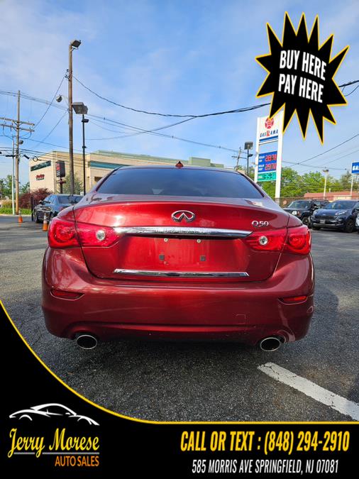2014 Infiniti Q50 4dr Sdn Premium RWD, available for sale in Springfield, New Jersey | Jerry Morese Auto Sales. Springfield, New Jersey 2014 Infiniti Q50 4dr Sdn Premium RWD, available for sale in Springfield, New Jersey | Jerry Morese Auto Sales. Springfield, New Jersey