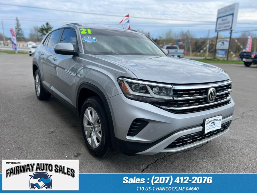 2021 Volkswagen Atlas Cross Sport 2.0T 4Motion 2.0T S 4MOTION, available for sale in Hancock, Maine | Fairway Auto Sales. Hancock, Maine 2021 Volkswagen Atlas Cross Sport 2.0T 4Motion 2.0T S 4MOTION, available for sale in Hancock, Maine | Fairway Auto Sales. Hancock, Maine