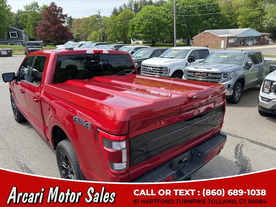 2022 Ford F-150 Platinum 4WD SuperCrew 5.5'' Box, available for sale in Tolland, Connecticut | Arcari Motor Sales. Tolland, Connecticut 2022 Ford F-150 Platinum 4WD SuperCrew 5.5'' Box, available for sale in Tolland, Connecticut | Arcari Motor Sales. Tolland, Connecticut