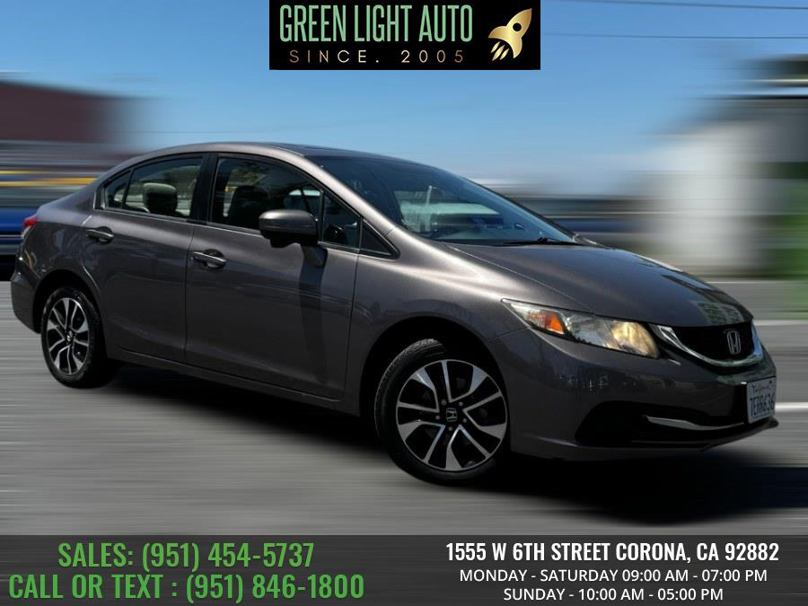 2014 Honda Civic Sedan 4dr CVT EX, available for sale in Corona, California | Green Light Auto. Corona, California 2014 Honda Civic Sedan 4dr CVT EX, available for sale in Corona, California | Green Light Auto. Corona, California