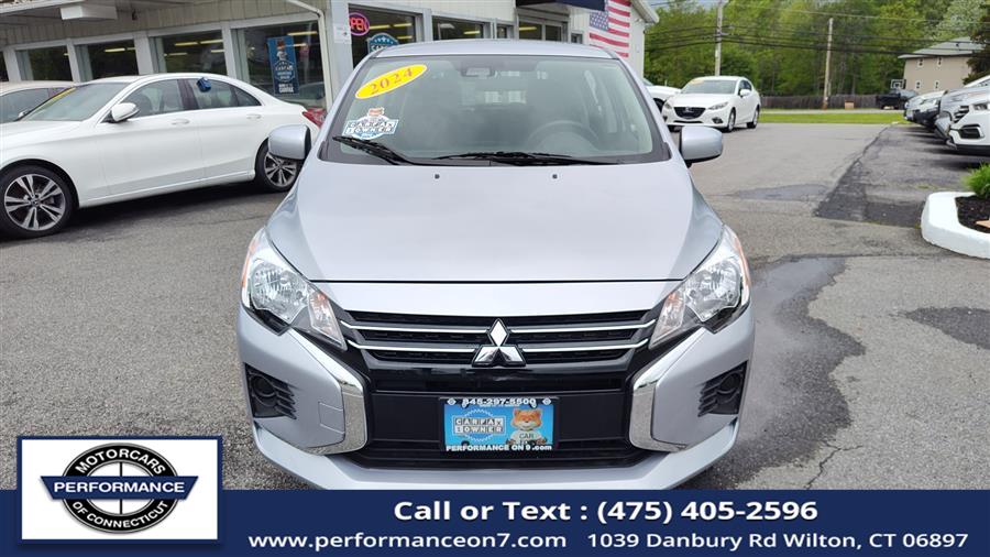 2024 Mitsubishi Mirage ES CVT, available for sale in Wilton, Connecticut | Performance Motor Cars Of Connecticut LLC. Wilton, Connecticut 2024 Mitsubishi Mirage ES CVT, available for sale in Wilton, Connecticut | Performance Motor Cars Of Connecticut LLC. Wilton, Connecticut