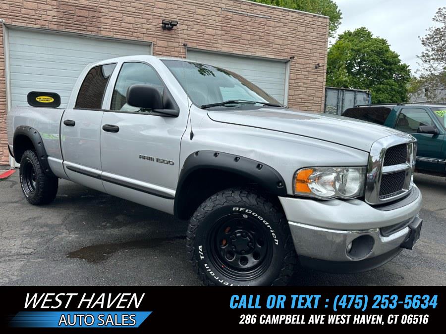2004 Dodge Ram 1500 4dr Quad Cab 140.5" WB 4WD SLT, available for sale in West Haven, Connecticut | West Haven Auto Sales LLC. West Haven, Connecticut 2004 Dodge Ram 1500 4dr Quad Cab 140.5" WB 4WD SLT, available for sale in West Haven, Connecticut | West Haven Auto Sales LLC. West Haven, Connecticut