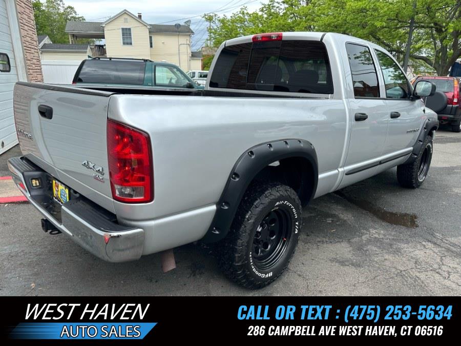 2004 Dodge Ram 1500 4dr Quad Cab 140.5" WB 4WD SLT, available for sale in West Haven, Connecticut | West Haven Auto Sales LLC. West Haven, Connecticut 2004 Dodge Ram 1500 4dr Quad Cab 140.5" WB 4WD SLT, available for sale in West Haven, Connecticut | West Haven Auto Sales LLC. West Haven, Connecticut