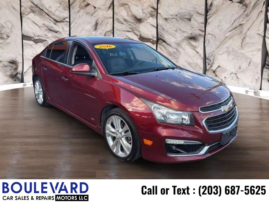 2016 Chevrolet Cruze Limited LTZ Sedan 4D, available for sale in New Haven, Connecticut | Boulevard Motors LLC. New Haven, Connecticut 2016 Chevrolet Cruze Limited LTZ Sedan 4D, available for sale in New Haven, Connecticut | Boulevard Motors LLC. New Haven, Connecticut