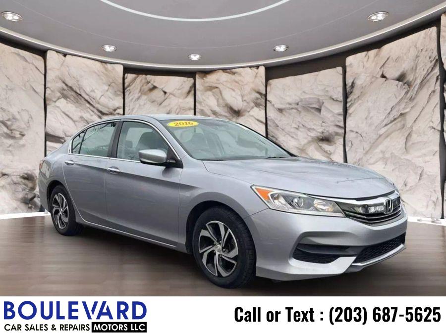 2016 Honda Accord LX Sedan 4D, available for sale in New Haven, Connecticut | Boulevard Motors LLC. New Haven, Connecticut 2016 Honda Accord LX Sedan 4D, available for sale in New Haven, Connecticut | Boulevard Motors LLC. New Haven, Connecticut