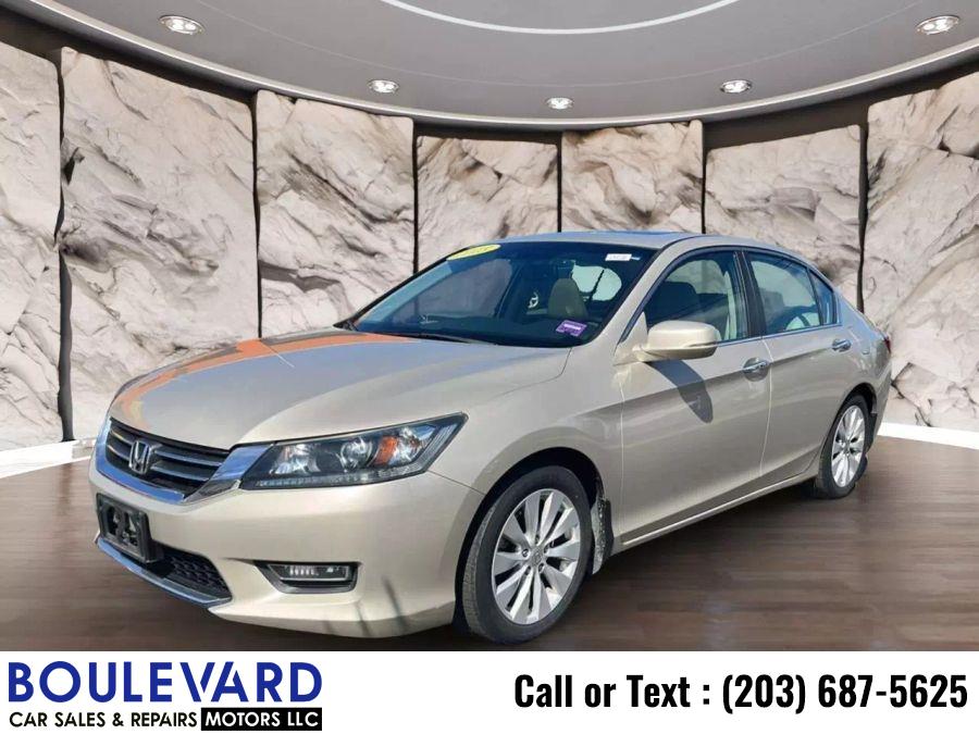 2013 Honda Accord EX-L Sedan 4D, available for sale in New Haven, Connecticut | Boulevard Motors LLC. New Haven, Connecticut 2013 Honda Accord EX-L Sedan 4D, available for sale in New Haven, Connecticut | Boulevard Motors LLC. New Haven, Connecticut