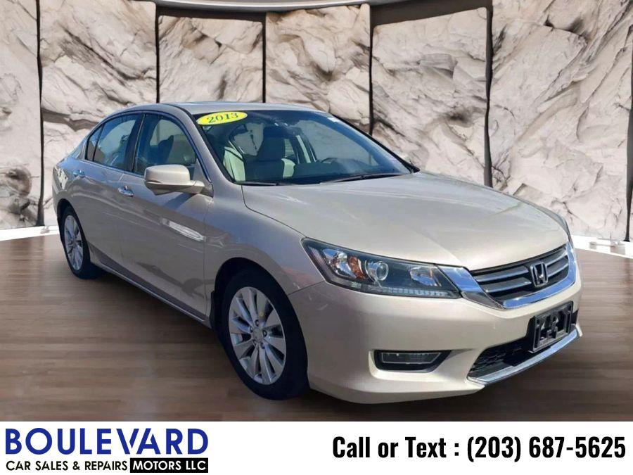 2013 Honda Accord EX-L Sedan 4D, available for sale in New Haven, Connecticut | Boulevard Motors LLC. New Haven, Connecticut 2013 Honda Accord EX-L Sedan 4D, available for sale in New Haven, Connecticut | Boulevard Motors LLC. New Haven, Connecticut