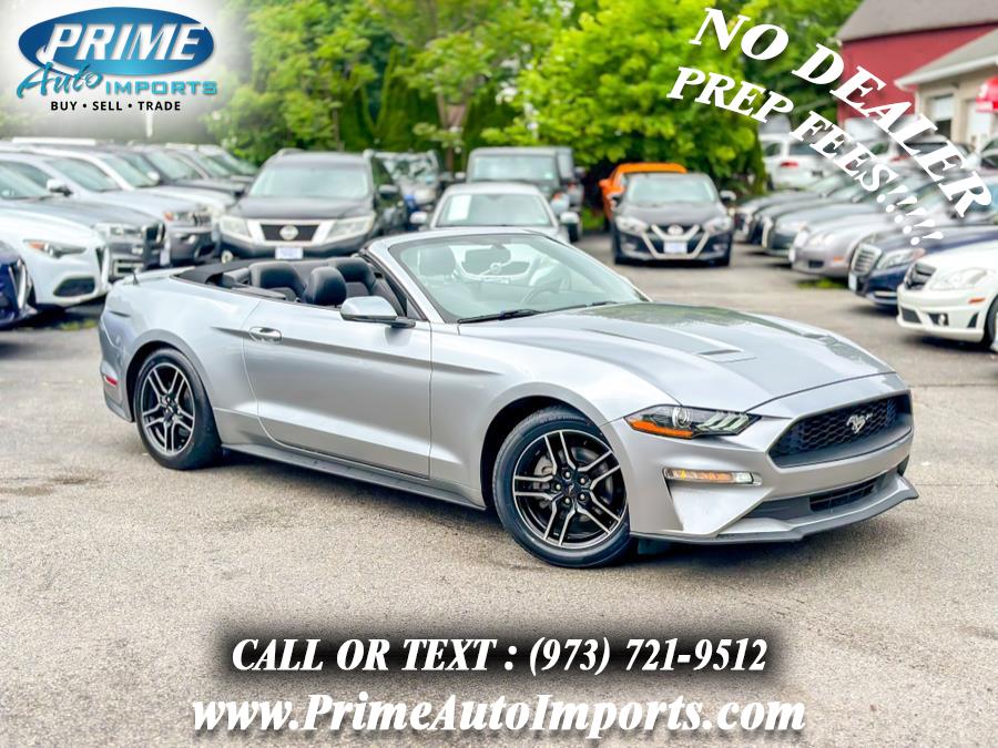 2020 Ford Mustang EcoBoost Premium Convertible, available for sale in Bloomingdale, New Jersey | Prime Auto Imports. Bloomingdale, New Jersey