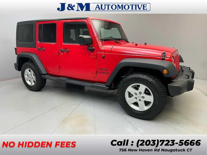 2016 Jeep Wrangler Unlimited Sport, available for sale in Naugatuck, Connecticut | J&M Automotive Sls&Svc LLC. Naugatuck, Connecticut 2016 Jeep Wrangler Unlimited Sport, available for sale in Naugatuck, Connecticut | J&M Automotive Sls&Svc LLC. Naugatuck, Connecticut