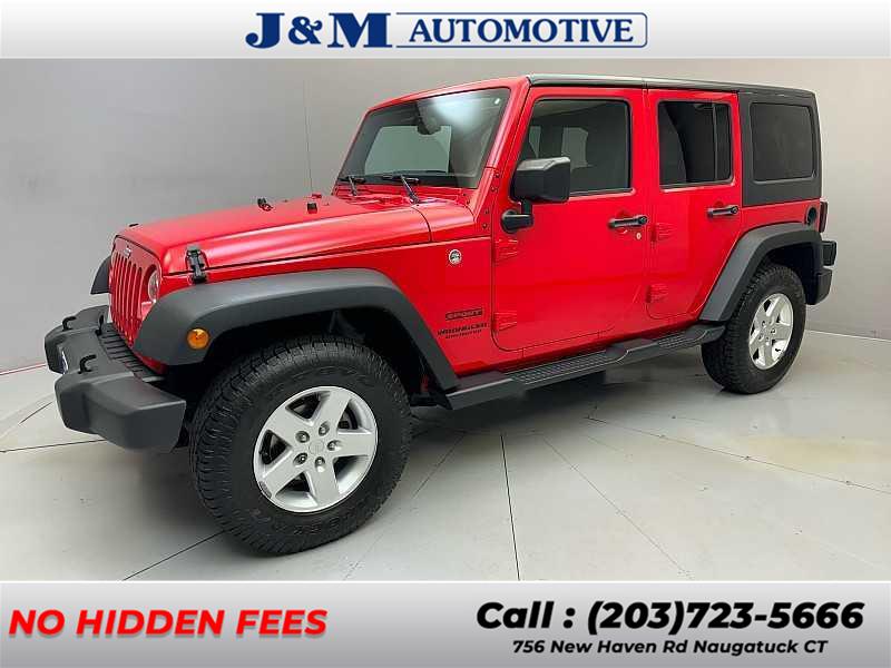2016 Jeep Wrangler Unlimited Sport, available for sale in Naugatuck, Connecticut | J&M Automotive Sls&Svc LLC. Naugatuck, Connecticut 2016 Jeep Wrangler Unlimited Sport, available for sale in Naugatuck, Connecticut | J&M Automotive Sls&Svc LLC. Naugatuck, Connecticut