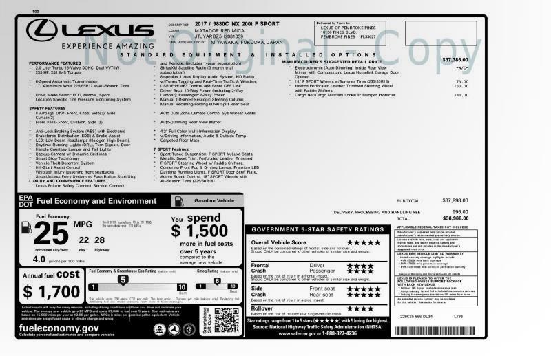 2017 Lexus Nx Turbo F Sport FWD, available for sale in Maple Shade, New Jersey | Car Revolution. Maple Shade, New Jersey 2017 Lexus Nx Turbo F Sport FWD, available for sale in Maple Shade, New Jersey | Car Revolution. Maple Shade, New Jersey