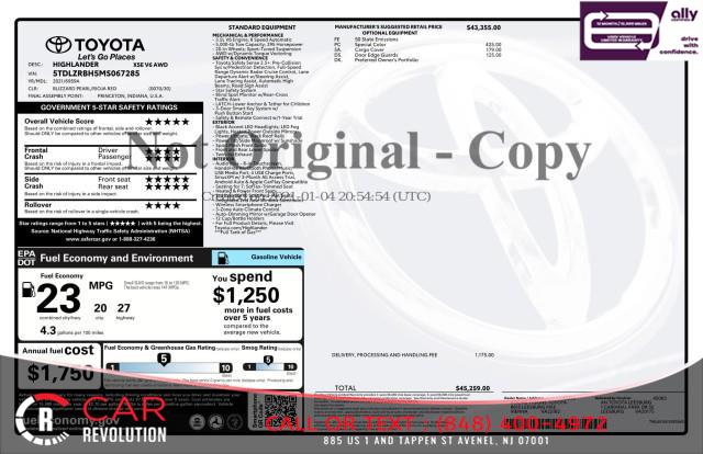 2021 Toyota Highlander XSE, available for sale in Avenel, New Jersey | Car Revolution. Avenel, New Jersey 2021 Toyota Highlander XSE, available for sale in Avenel, New Jersey | Car Revolution. Avenel, New Jersey