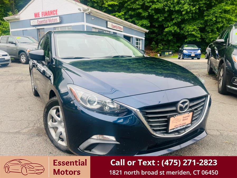 2015 Mazda Mazda3 4dr Sdn Auto i Sport, available for sale in Meriden, Connecticut | Essential Motors. Meriden, Connecticut