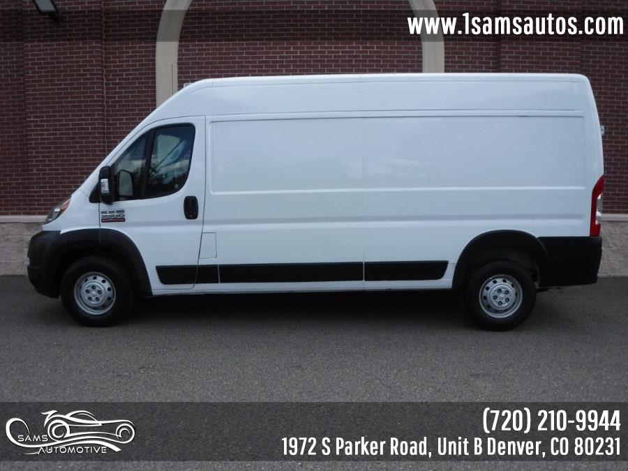 2019 Ram ProMaster Cargo Van 2500 High Roof 159" WB, available for sale in Denver, Colorado | Sam's Automotive. Denver, Colorado 2019 Ram ProMaster Cargo Van 2500 High Roof 159" WB, available for sale in Denver, Colorado | Sam's Automotive. Denver, Colorado