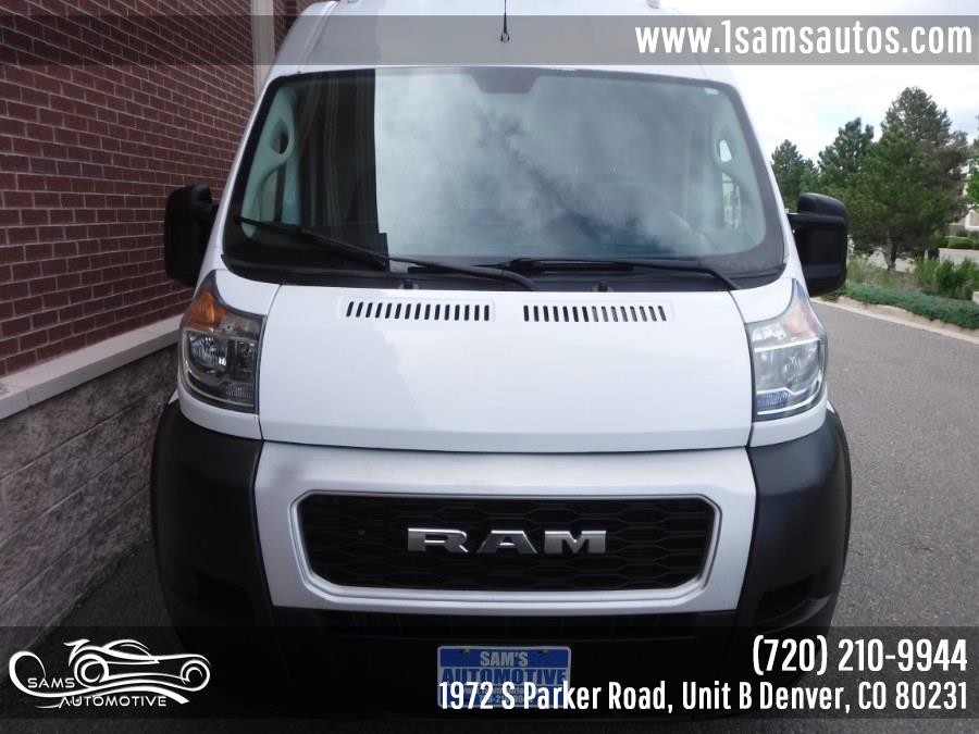 2019 Ram ProMaster Cargo Van 2500 High Roof 159" WB, available for sale in Denver, Colorado | Sam's Automotive. Denver, Colorado 2019 Ram ProMaster Cargo Van 2500 High Roof 159" WB, available for sale in Denver, Colorado | Sam's Automotive. Denver, Colorado