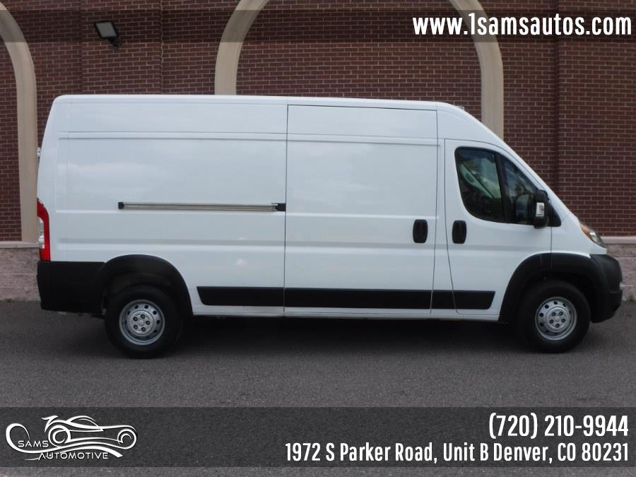 2019 Ram ProMaster Cargo Van 2500 High Roof 159" WB, available for sale in Denver, Colorado | Sam's Automotive. Denver, Colorado 2019 Ram ProMaster Cargo Van 2500 High Roof 159" WB, available for sale in Denver, Colorado | Sam's Automotive. Denver, Colorado