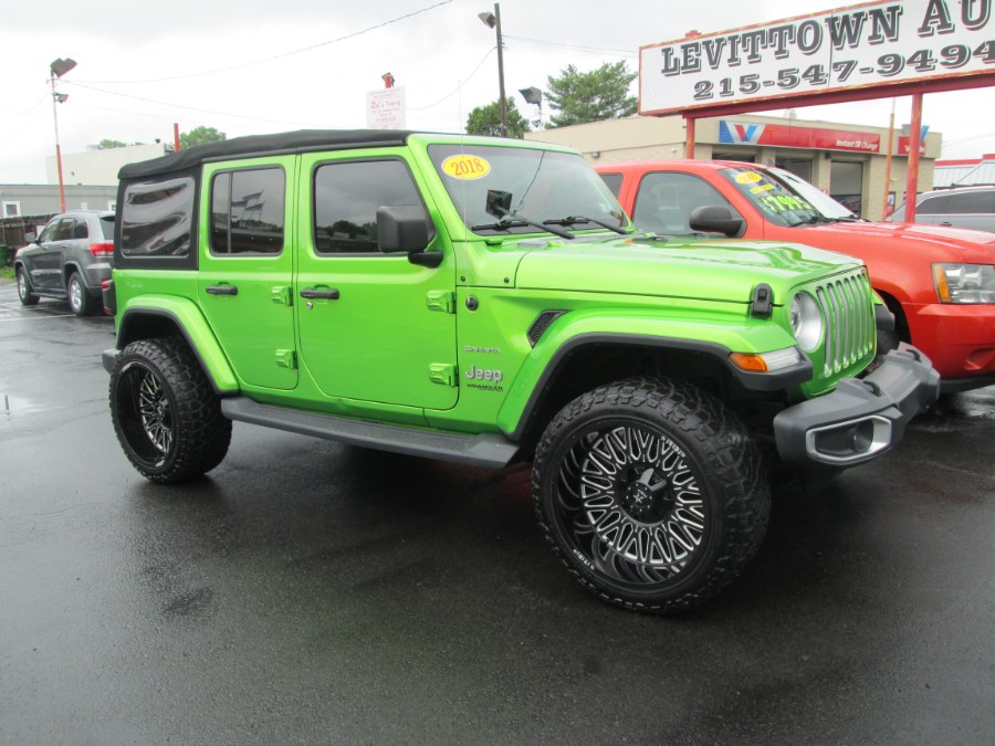 2018 Jeep Wrangler Unlimited Sahara 4x4, available for sale in Levittown, Pennsylvania | Levittown Auto. Levittown, Pennsylvania 2018 Jeep Wrangler Unlimited Sahara 4x4, available for sale in Levittown, Pennsylvania | Levittown Auto. Levittown, Pennsylvania