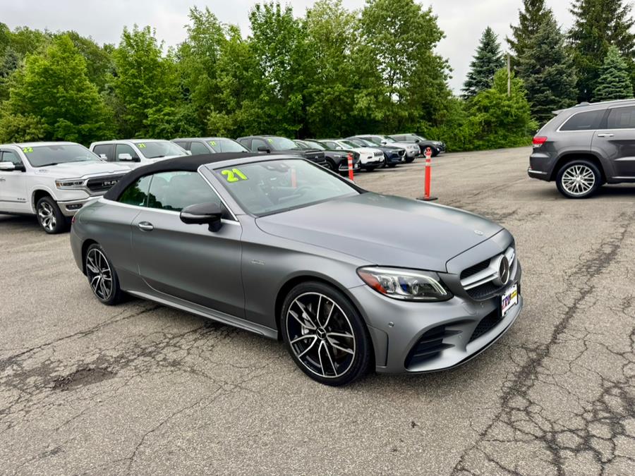 2021 Mercedes-Benz C-Class AMG C 43 4MATIC Cabriolet, available for sale in Berlin, Connecticut | Tru Auto Mall. Berlin, Connecticut 2021 Mercedes-Benz C-Class AMG C 43 4MATIC Cabriolet, available for sale in Berlin, Connecticut | Tru Auto Mall. Berlin, Connecticut