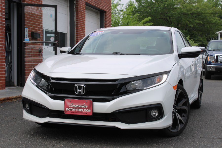 2019 Honda Civic Sedan Sport CVT, available for sale in ENFIELD, Connecticut | Longmeadow Motor Cars. ENFIELD, Connecticut