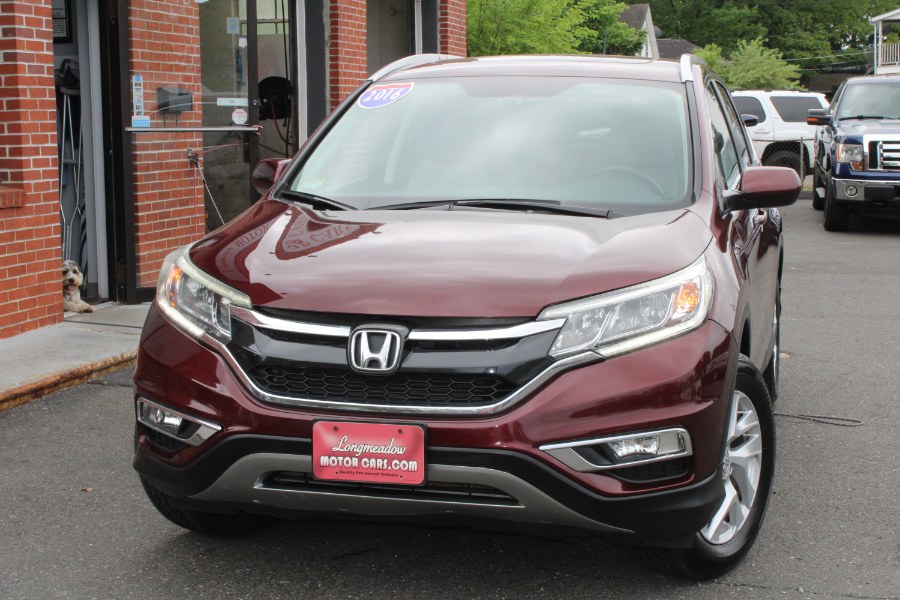 2016 Honda CR-V AWD 5dr EX-L w/Navi, available for sale in ENFIELD, Connecticut | Longmeadow Motor Cars. ENFIELD, Connecticut
