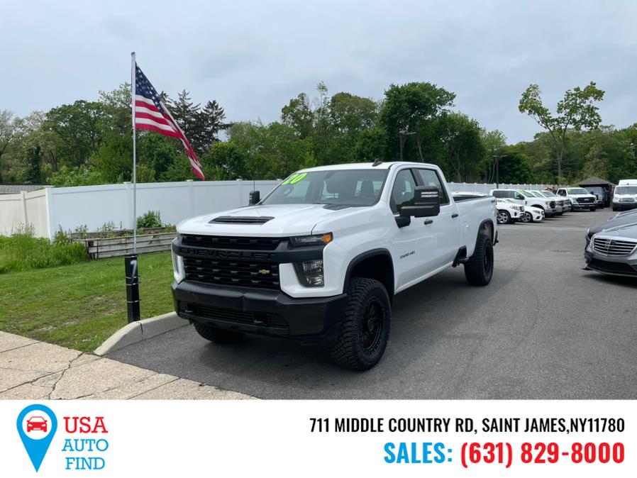 2020 Chevrolet Silverado 3500HD 4WD Crew Cab 172" Work Truck, available for sale in Saint James, New York | USA Auto Find. Saint James, New York 2020 Chevrolet Silverado 3500HD 4WD Crew Cab 172" Work Truck, available for sale in Saint James, New York | USA Auto Find. Saint James, New York