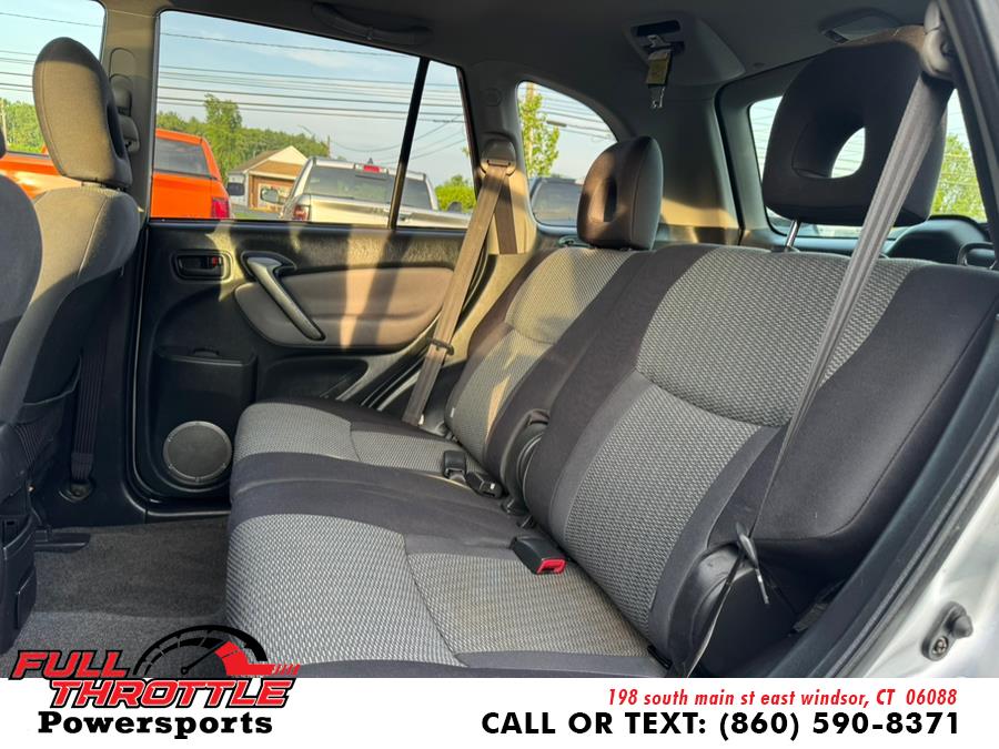 2005 Toyota RAV4 4dr Auto 4WD, available for sale in East Windsor, Connecticut | Full Throttle Power Sports LLC. East Windsor, Connecticut 2005 Toyota RAV4 4dr Auto 4WD, available for sale in East Windsor, Connecticut | Full Throttle Power Sports LLC. East Windsor, Connecticut