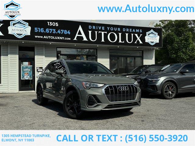 2021 Audi Q3 S line Premium, available for sale in Elmont, New York | Auto Lux. Elmont, New York 2021 Audi Q3 S line Premium, available for sale in Elmont, New York | Auto Lux. Elmont, New York