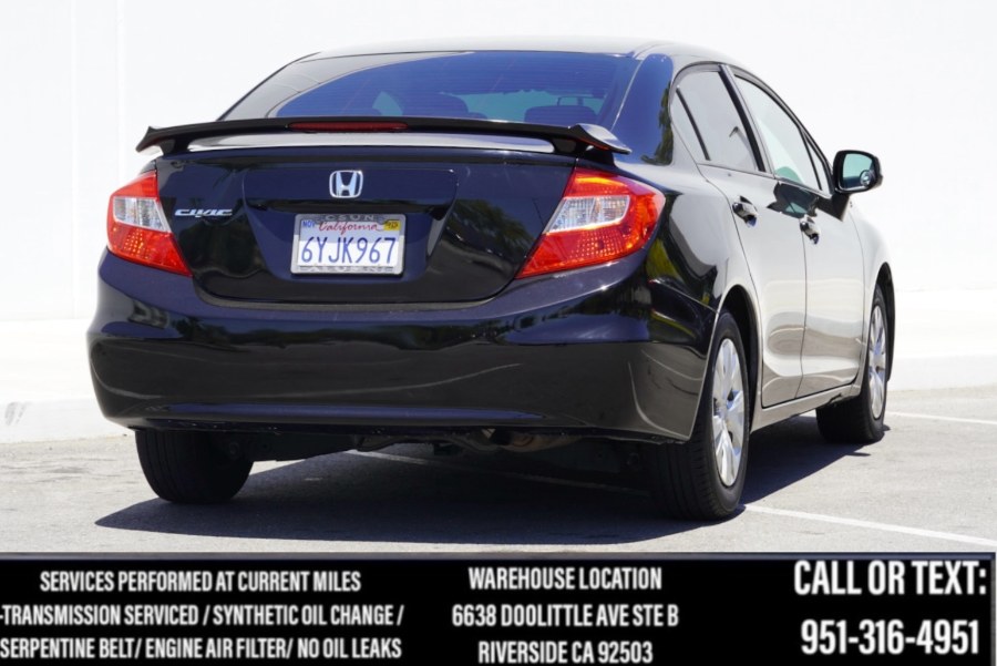 2012 Honda Civic Sdn LX 4dr Auto, available for sale in Riverside, California | Big Timin Motors LLC. Riverside, California 2012 Honda Civic Sdn LX 4dr Auto, available for sale in Riverside, California | Big Timin Motors LLC. Riverside, California