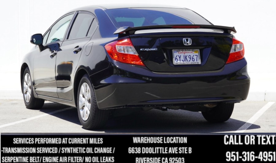 2012 Honda Civic Sdn LX 4dr Auto, available for sale in Riverside, California | Big Timin Motors LLC. Riverside, California 2012 Honda Civic Sdn LX 4dr Auto, available for sale in Riverside, California | Big Timin Motors LLC. Riverside, California