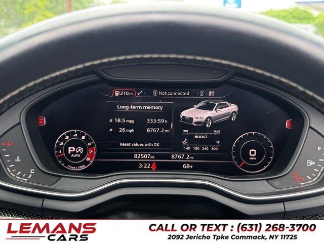 2018 Audi S5 3.0T Premium Plus, available for sale in Commack, New York | Lemans Cars. Commack, New York 2018 Audi S5 3.0T Premium Plus, available for sale in Commack, New York | Lemans Cars. Commack, New York
