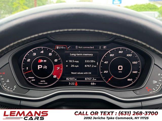 2018 Audi S5 3.0T Premium Plus, available for sale in Commack, New York | Lemans Cars. Commack, New York 2018 Audi S5 3.0T Premium Plus, available for sale in Commack, New York | Lemans Cars. Commack, New York