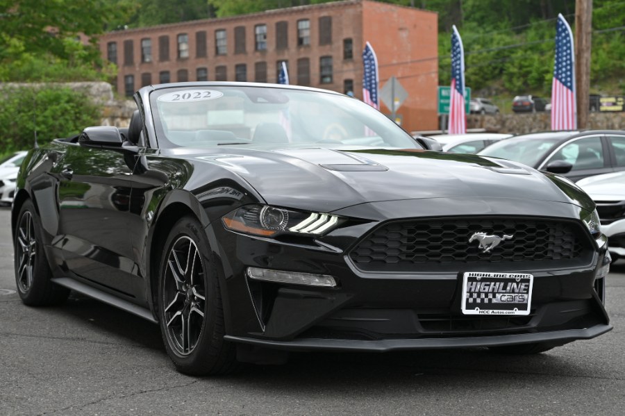 2022 Ford Mustang EcoBoost Premium Convertible, available for sale in Waterbury, Connecticut | Highline Car Connection. Waterbury, Connecticut 2022 Ford Mustang EcoBoost Premium Convertible, available for sale in Waterbury, Connecticut | Highline Car Connection. Waterbury, Connecticut