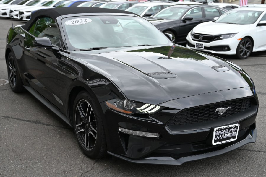2022 Ford Mustang EcoBoost Premium Convertible, available for sale in Waterbury, Connecticut | Highline Car Connection. Waterbury, Connecticut 2022 Ford Mustang EcoBoost Premium Convertible, available for sale in Waterbury, Connecticut | Highline Car Connection. Waterbury, Connecticut