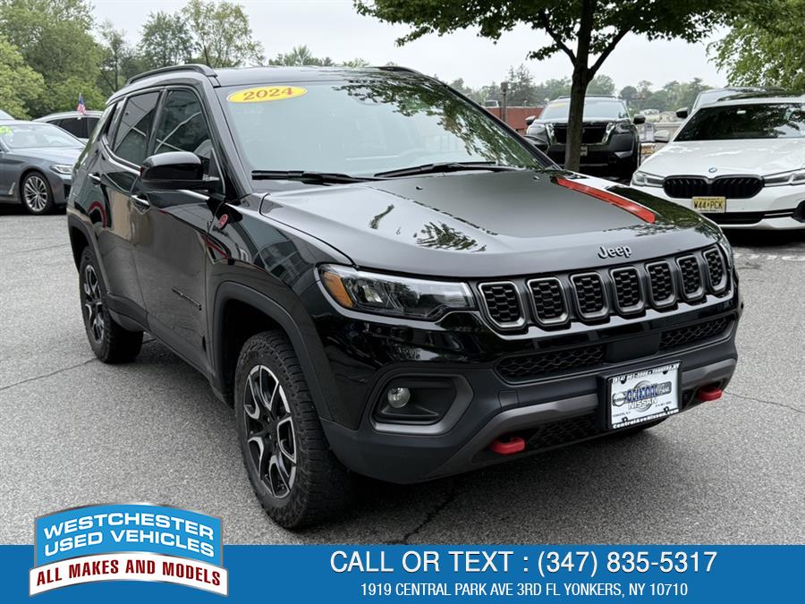 2024 Jeep Compass Trailhawk, available for sale in Yonkers, New York | Apex Westchester Used Vehicles. Yonkers, New York 2024 Jeep Compass Trailhawk, available for sale in Yonkers, New York | Apex Westchester Used Vehicles. Yonkers, New York
