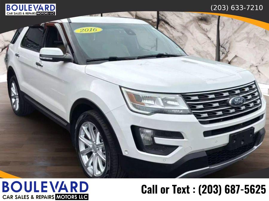 2016 Ford Explorer Limited Sport Utility 4D, available for sale in New Haven, Connecticut | Boulevard Motors LLC. New Haven, Connecticut 2016 Ford Explorer Limited Sport Utility 4D, available for sale in New Haven, Connecticut | Boulevard Motors LLC. New Haven, Connecticut