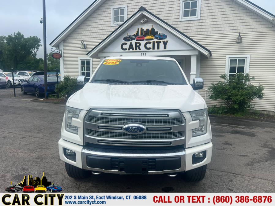2015 Ford F-150 4WD SuperCrew 145" Platinum, available for sale in East Windsor, Connecticut | Car City LLC. East Windsor, Connecticut 2015 Ford F-150 4WD SuperCrew 145" Platinum, available for sale in East Windsor, Connecticut | Car City LLC. East Windsor, Connecticut