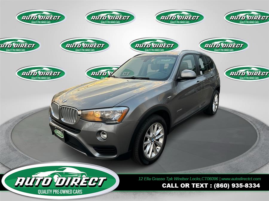 2016 BMW X3 AWD 4dr xDrive28i, available for sale in Windsor Locks, Connecticut | Auto Direct LLC. Windsor Locks, Connecticut