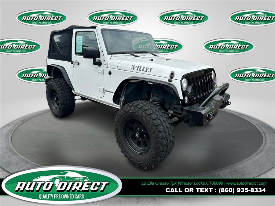 2017 Jeep Wrangler Willys Wheeler 4x4, available for sale in Windsor Locks, Connecticut | Auto Direct LLC. Windsor Locks, Connecticut 2017 Jeep Wrangler Willys Wheeler 4x4, available for sale in Windsor Locks, Connecticut | Auto Direct LLC. Windsor Locks, Connecticut