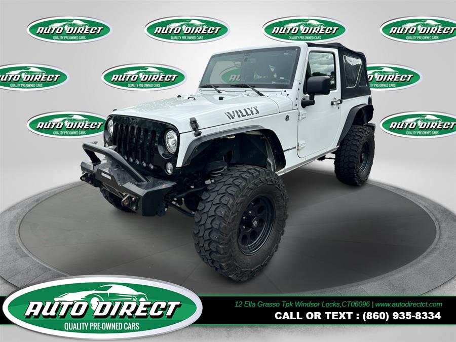 2017 Jeep Wrangler Willys Wheeler 4x4, available for sale in Windsor Locks, Connecticut | Auto Direct LLC. Windsor Locks, Connecticut 2017 Jeep Wrangler Willys Wheeler 4x4, available for sale in Windsor Locks, Connecticut | Auto Direct LLC. Windsor Locks, Connecticut
