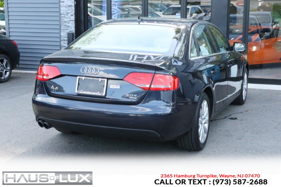 2012 Audi A4 4dr Sdn Auto quattro 2.0T Premium, available for sale in Wayne, New Jersey | Haus of Lux. Wayne, New Jersey 2012 Audi A4 4dr Sdn Auto quattro 2.0T Premium, available for sale in Wayne, New Jersey | Haus of Lux. Wayne, New Jersey