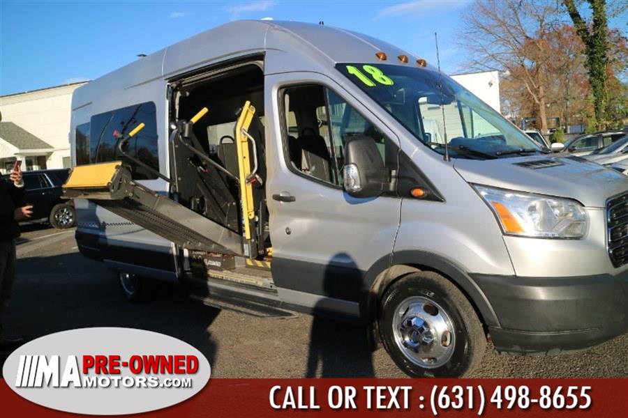 2018 Ford Transit 7 Passenger HANDY CAP T-350 148" EL High Roof XLT Sliding RH Dr DRW, available for sale in Huntington Station, New York | M & A Motors. Huntington Station, New York 2018 Ford Transit 7 Passenger HANDY CAP T-350 148" EL High Roof XLT Sliding RH Dr DRW, available for sale in Huntington Station, New York | M & A Motors. Huntington Station, New York