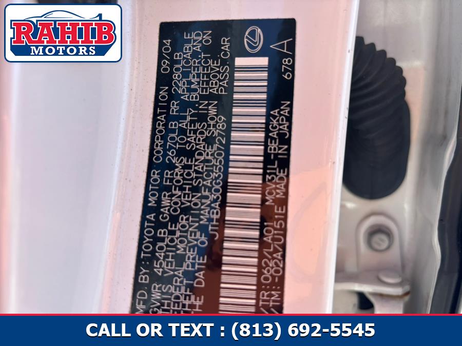 2005 Lexus ES 330 4dr Sdn, available for sale in Winter Park, Florida | Rahib Motors. Winter Park, Florida 2005 Lexus ES 330 4dr Sdn, available for sale in Winter Park, Florida | Rahib Motors. Winter Park, Florida